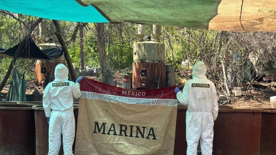 Marina localiza y desmantela «narcolaboratorios» en Cosalá y en San Ignacio
