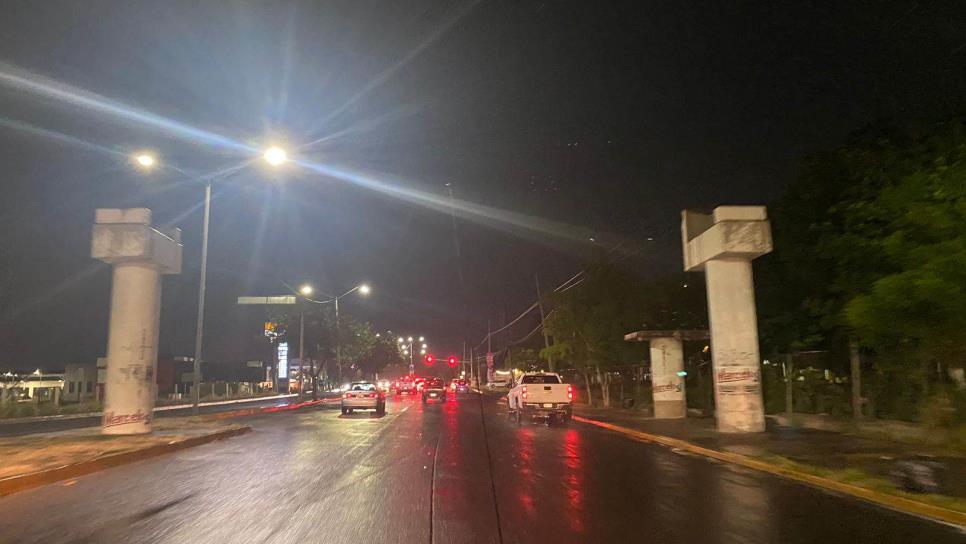 Se cumple el pronóstico de lluvias para Culiacán la noche de este sábado