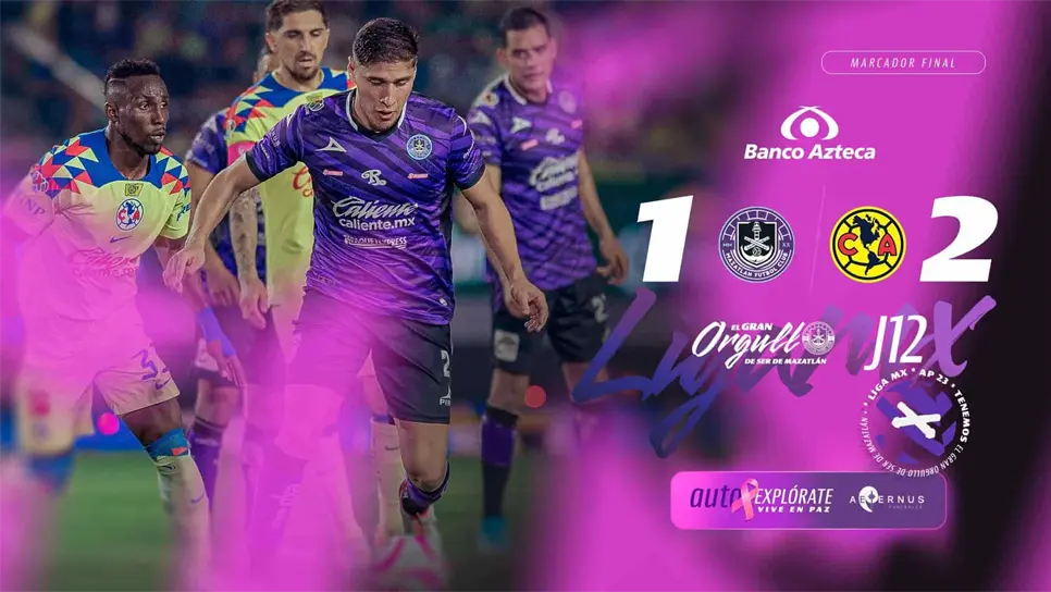 El partido fue correspondiente a la jornada 12 de la Liga MX. FOTO: Mazatlán F.C.