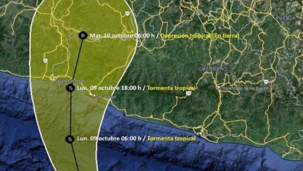 «Max» se forma como tormenta tropical en el Pacífico