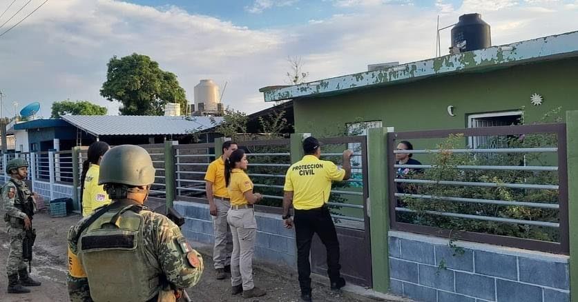 Recorre Protección Civil Estatal comunidades de El Rosario previo a impacto de «Lidia»