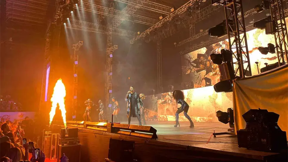 OV7 causó sensación con su concierto en Los Mochis. FOTO: Víctor Acosta.