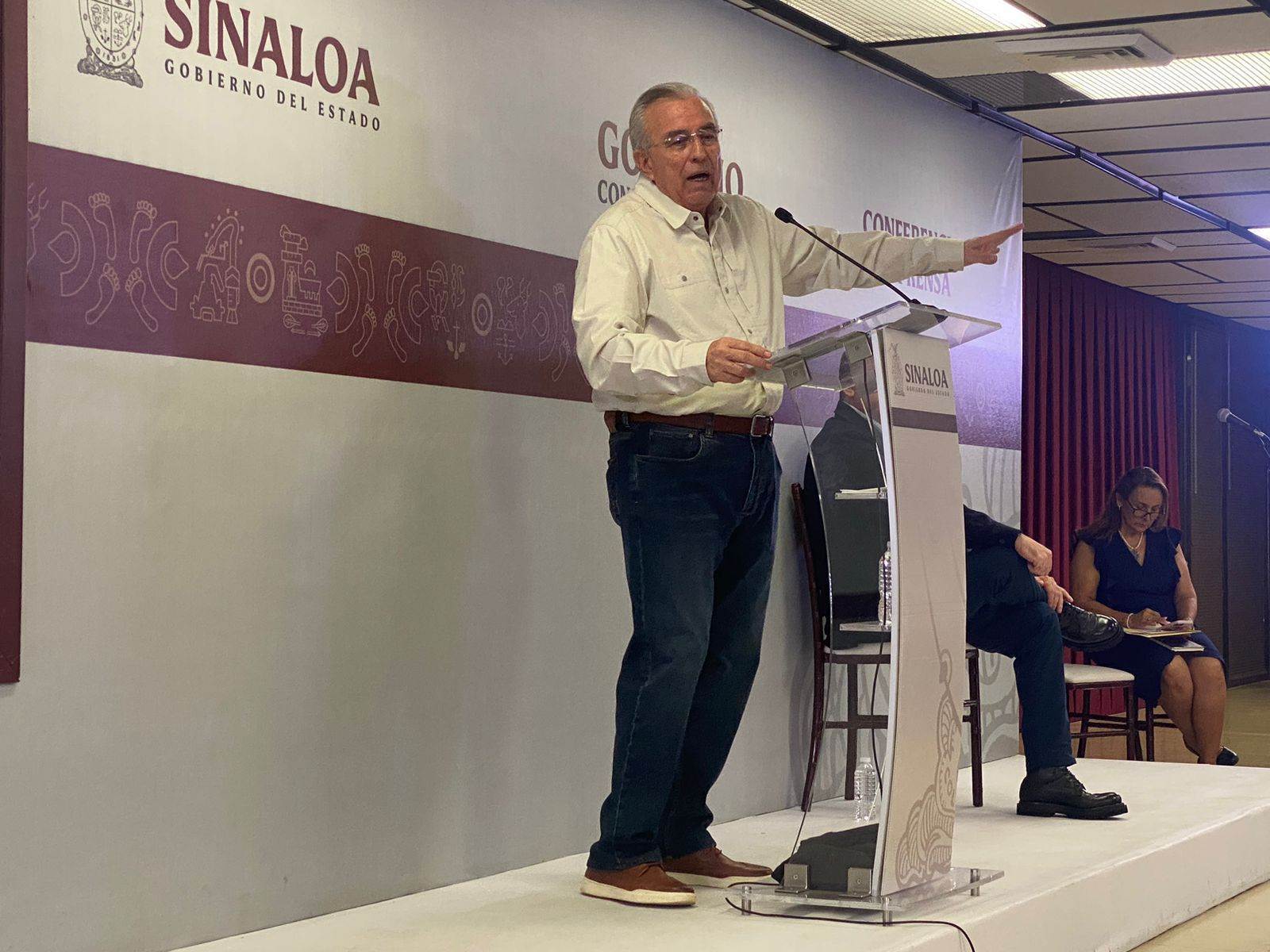 Rubén Rocha Moya, Gobernador de Sinaloa. FOTO: Heidi Fonseca.