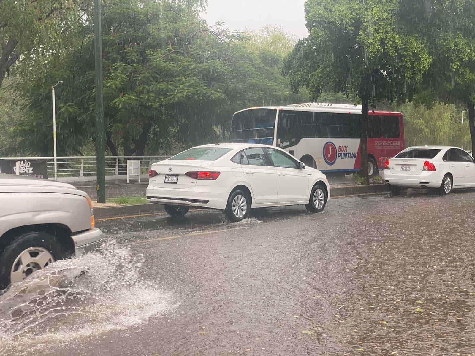 Las lluvias en Culiacán.