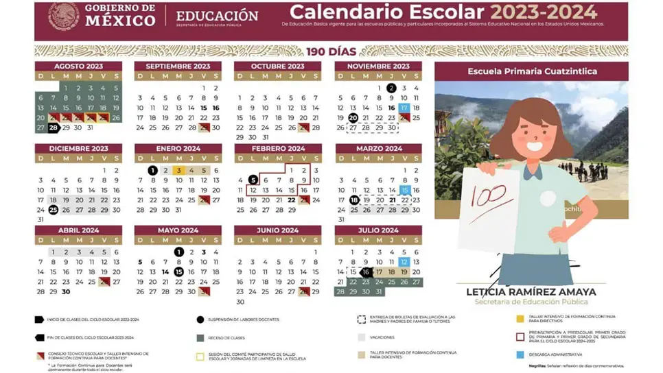 SEP: Conoce las fechas de evaluaciones y entrega de boletas escolares. | FOTO: Cortesía SEP.