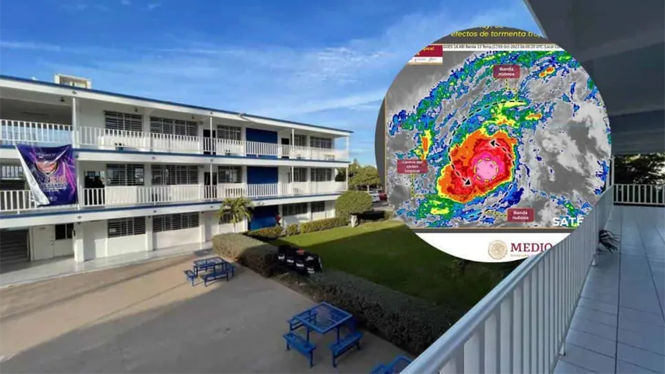 «Lidia» provoca que se suspendan clases en todo Sinaloa. FOTO: Luz Noticias / SMN