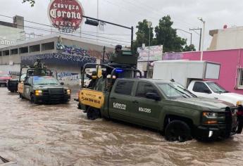 Ejército activa Plan DN-III-E en apoyo de la población sinaloense por tormenta Lidia