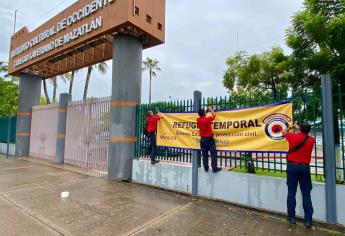 Estos son los refugios temporales en Mazatlán ante amenaza de «Lidia»