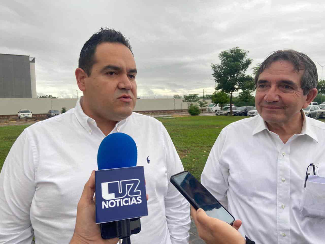 Héctor Melesio Cuén Díaz y Héctor Melesio Cuén Ojeda. FOTO: Brandon Sainz.