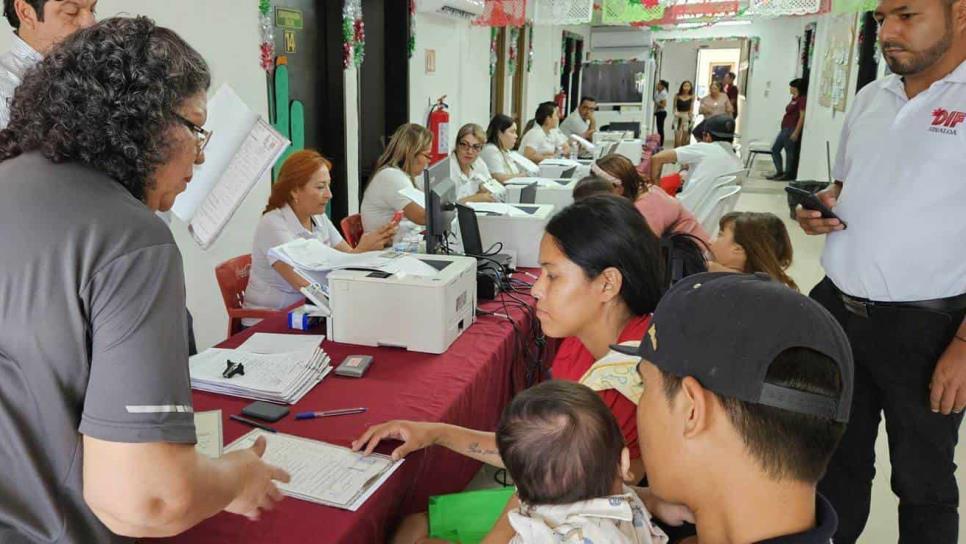 Benefician a más de 400 personas en jornada de Registros de Nacimiento en Navolato
