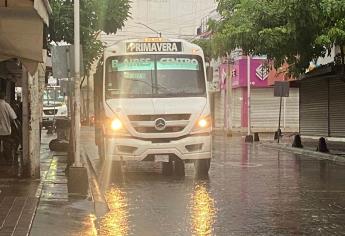 Camiones en Culiacán y Mazatlán circulan con normalidad pese a lluvias por «Lidia»