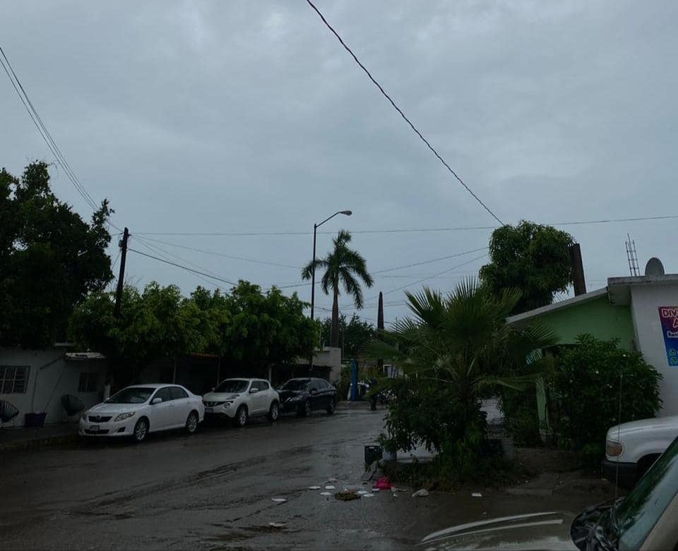Las lluvias en Elota.