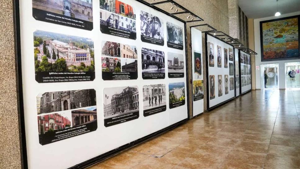 Inauguran exposición fotográfica del Heroico Colegio Militar en Congreso del Estado