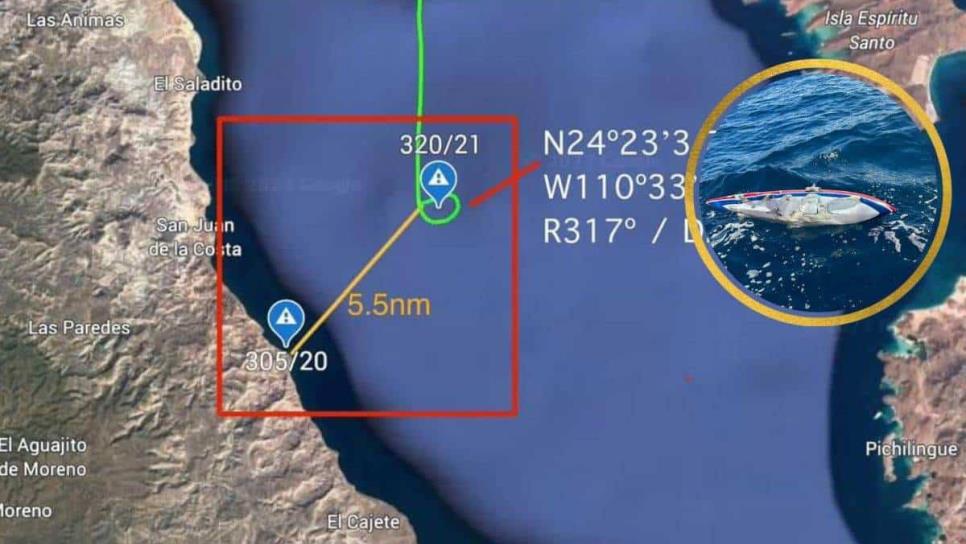 Localizan restos de avioneta en el Mar de Cortés; tripulantes siguen desaparecidos