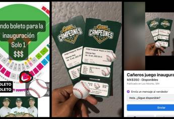 Revenden boletos para juego inaugural de Cañeros de Los Mochis