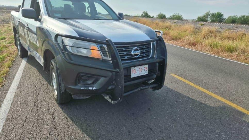 Con un rifle de asalto despojan una camioneta cerca de La Costerita en Culiacán