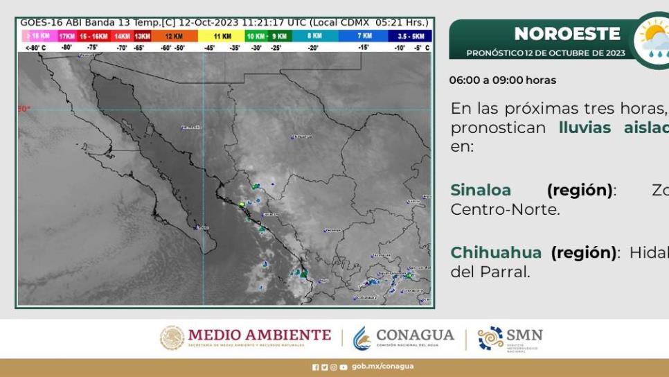 Sinaloa se despide de «Lidia»; se esperan lluvias puntuales para este jueves