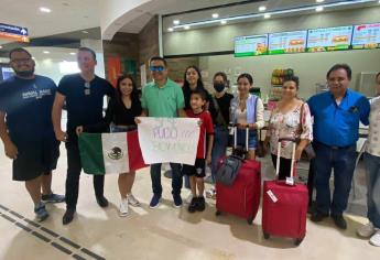 Regresan a casa mazatlecos atrapados en la Guerra de Israel