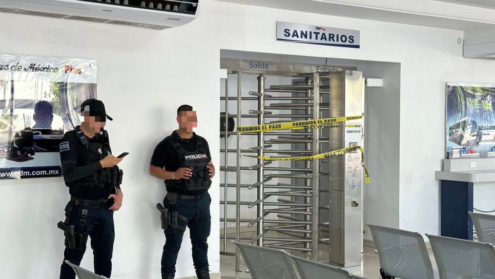 Fue a dejar a un familiar a la central en Los Mochis, se despidió y luego murió en el baño