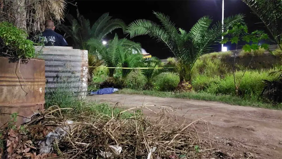 La víctima estaba en un predio a un lado de la carretera México 15.