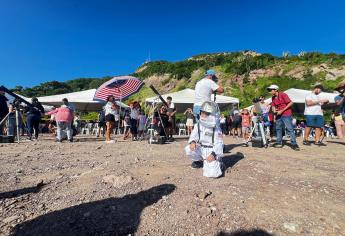 Mazatlán maravillado por el eclipse anular; espectáculo celestial en el Faro de la ciudad