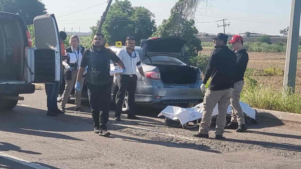 Localizan una persona sin vida en la cajuela de un vehículo en Campo Morelia, Culiacán