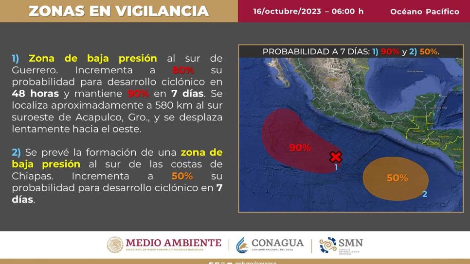 Ciclón «Norma» pone en alerta a Sinaloa 