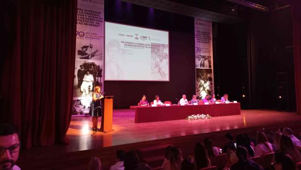 Conmemoran 70 años del voto de las mujeres en México con conversatorio en Culiacán