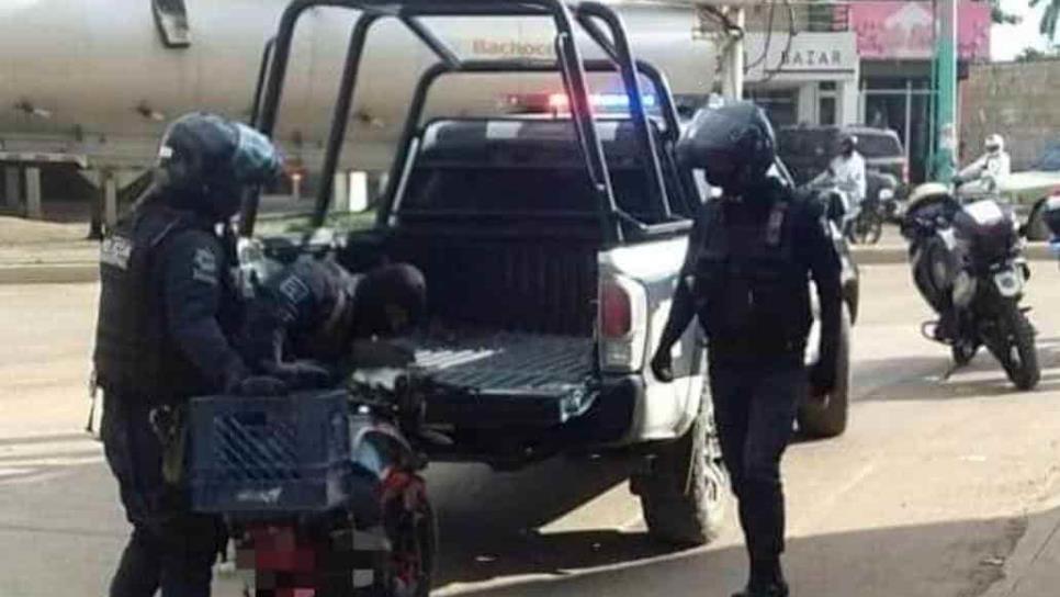 Tres jóvenes asaltan una gasolinera del sector Colinas de San Miguel, en Culiacán 