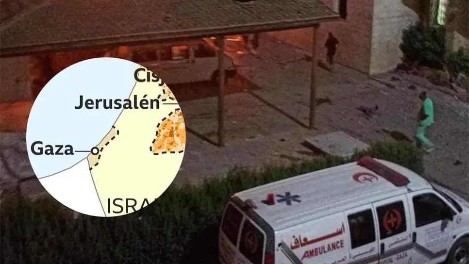 FOTO: Ataque a hospital de Gaza.