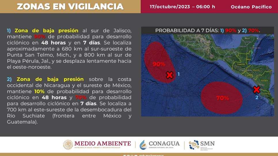 «Norma» está a unas horas de convertirse en ciclón tropical 