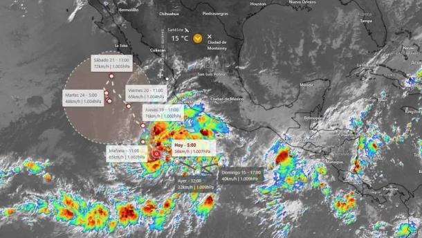 Ciclones en el Pacífico: sigue su trayectoria | EN VIVO
