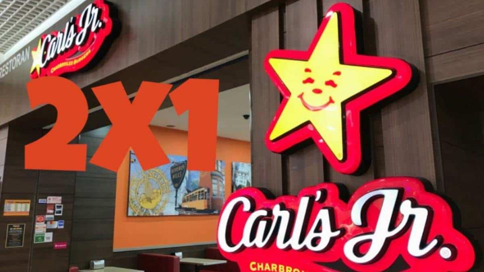 Carl´s Jr. pone sus hamburguesas al 2x1; descubre cómo participar