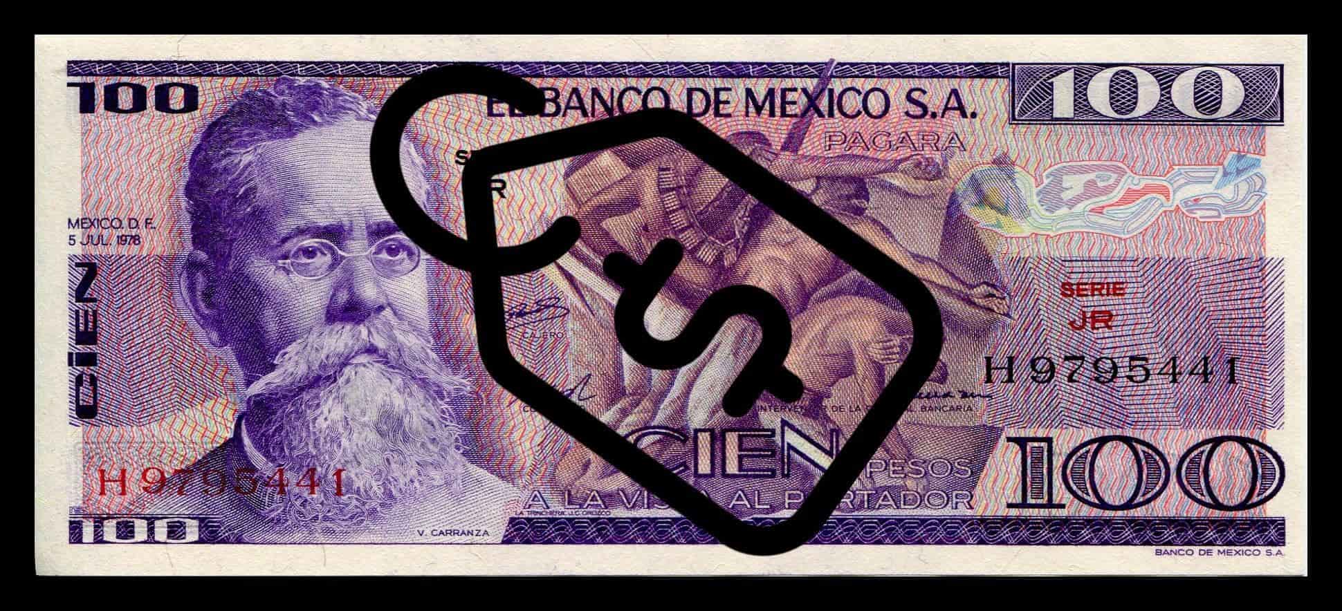 FOTO: Hasta 700 mi pesos por este billete de Venustiano Carranza.