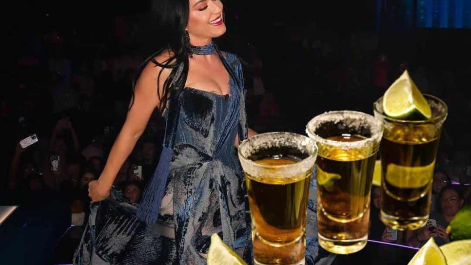 Katy Perry se echa un shot de tequila en concierto en México y así fue su reacción | VIDEO