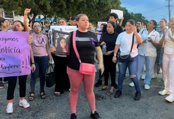 ¡Justicia para Maylene!; familiares y amigos piden esclarecer el crimen de la mujer ocurrido en Mazatlán   