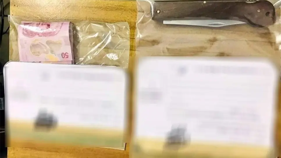 Lo asegurado al detenido. FOTO: Cortesía.