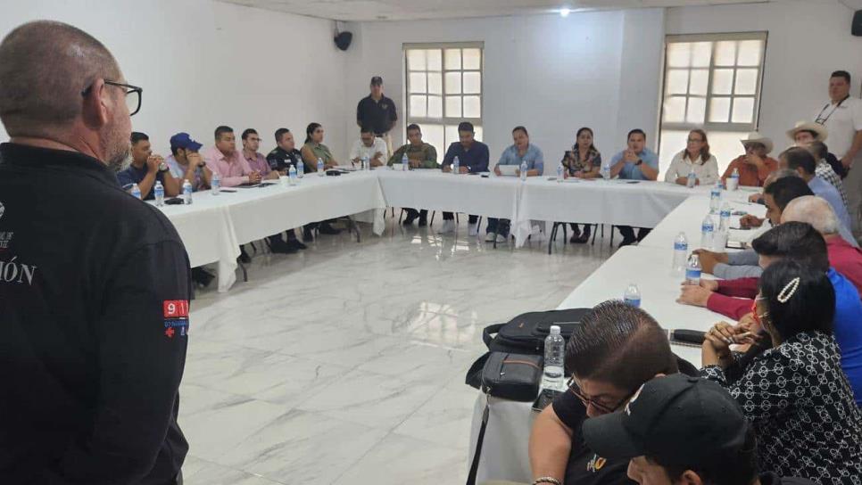 Por «Norma» Ayuntamiento de Navolato realiza sesión de Consejo de Protección Civil