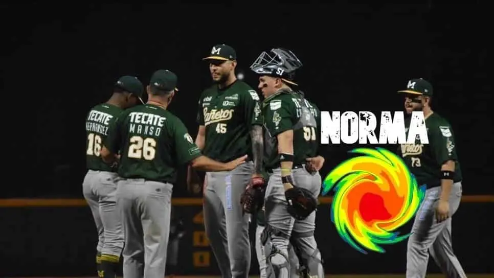 FOTO: El huracán Norma afectará la programación de los partidos de la Liga Mexicana del Pacífico.