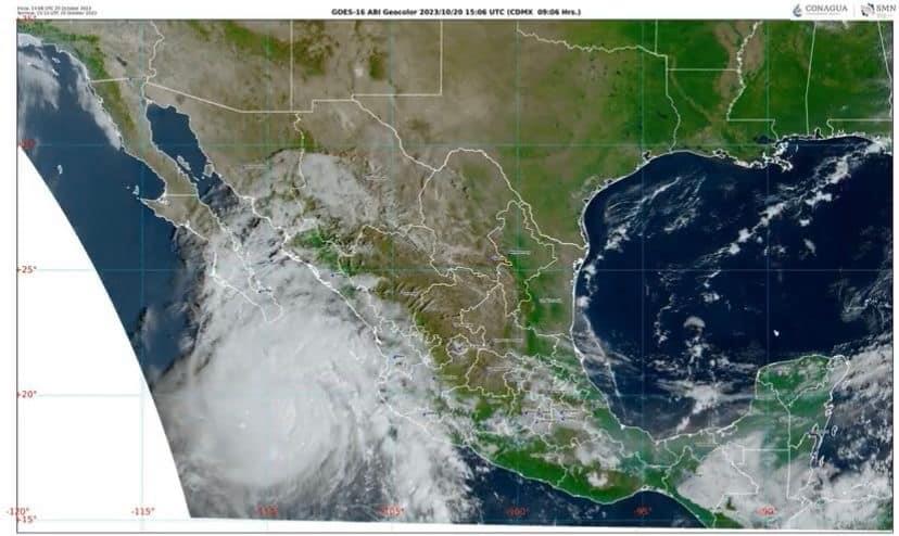 Huracán «Norma»: ¿a qué hora impactará en Sinaloa? 