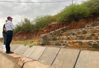Las lluvias de «Norma» llegan a Ahome, Gerardo Vargas recorre principales obras y zonas de riesgo