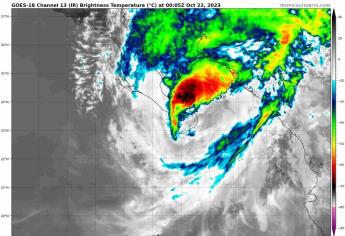 «Norma» es Tormenta Tropical sobre B.C.S, se dirige a Sinaloa 