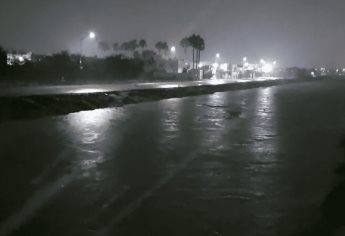 Canales y drenes de Culiacán están a su máxima capacidad  por tormenta tropical Norma