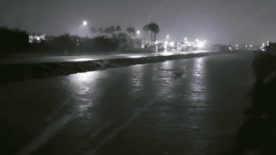 Canales y drenes de Culiacán están a su máxima capacidad  por tormenta tropical Norma