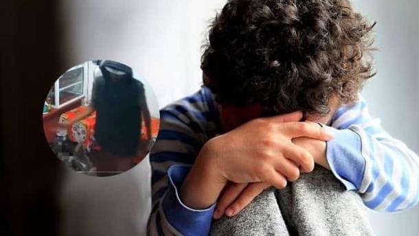Indigente golpea a niño en la cabeza mientras comía pizza en Oaxaca | VIDEO 
