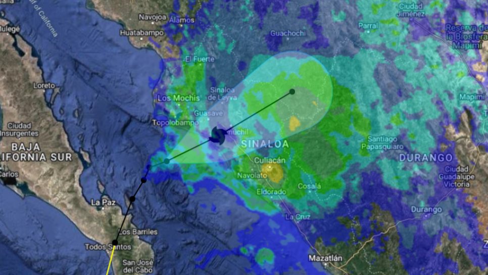 ¿A qué hora impactará la tormenta tropical Norma en Sinaloa?