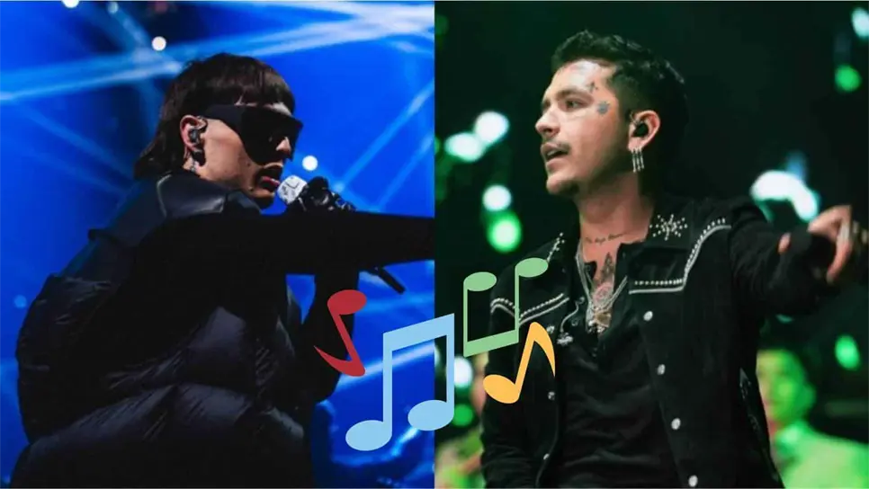 Christian Nodal y Peso Pluma: ¿preparan colaboración?, aquí te contamos. | FOTO: Twitter.