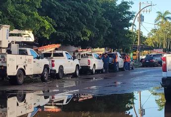 CFE en Los Mochis, a marchas forzadas para restablecer el suministro de energía