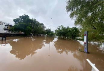 Cerrado el Parque Acuático y acceso a la Presa Derivadora en Culiacán por desborde de agua 
