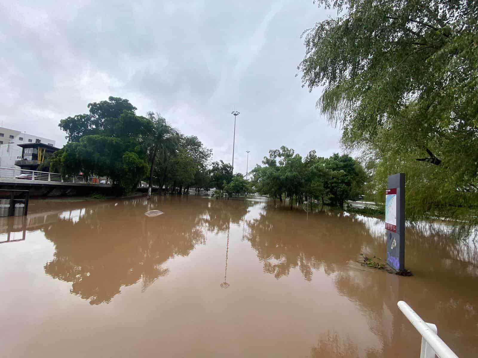 El parque fue uno de los más afectados en la ciudad. FOTO: Luz Noticias